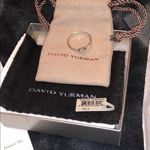 David Yurman Cable Collectibles Quatrefoil diamond
